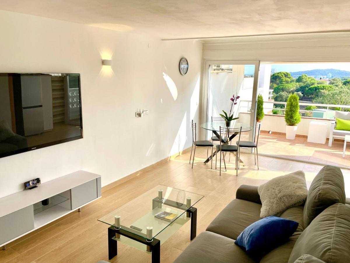 Ferienwohnung Modern Penthouse With Big Terrace Castell-Platja d’Aro Exterior foto